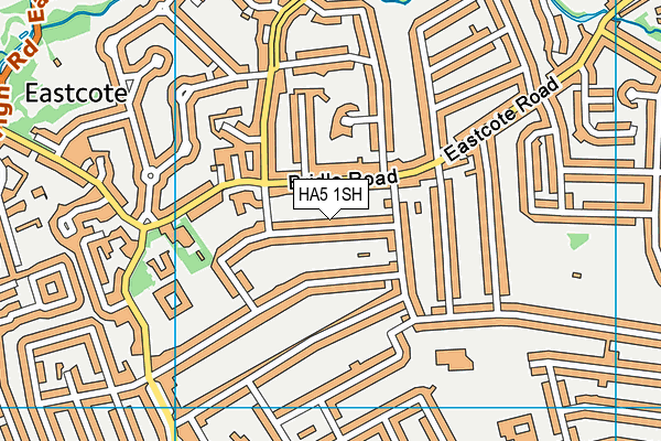 HA5 1SH map - OS VectorMap District (Ordnance Survey)