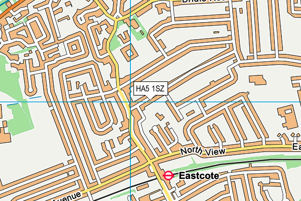 HA5 1SZ map - OS VectorMap District (Ordnance Survey)