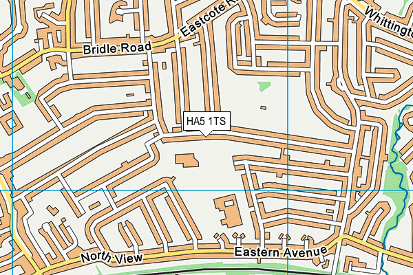 Cannon Lane Primary School map (HA5 1TS) - OS VectorMap District (Ordnance Survey)
