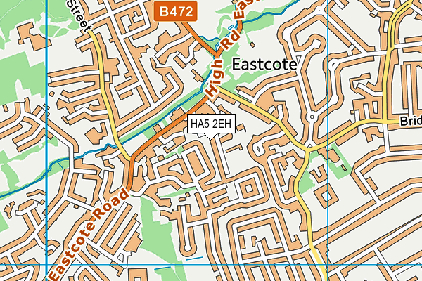 HA5 2EH map - OS VectorMap District (Ordnance Survey)