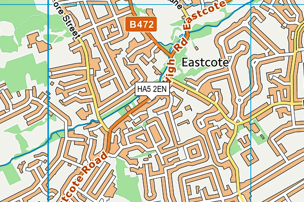 HA5 2EN map - OS VectorMap District (Ordnance Survey)