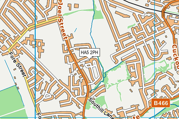HA5 2PH map - OS VectorMap District (Ordnance Survey)