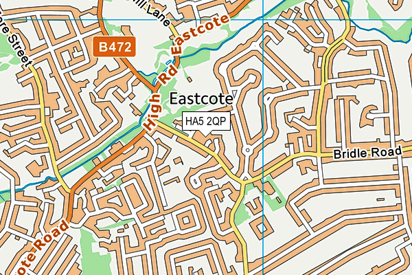 HA5 2QP map - OS VectorMap District (Ordnance Survey)