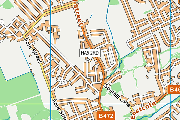 HA5 2RD map - OS VectorMap District (Ordnance Survey)