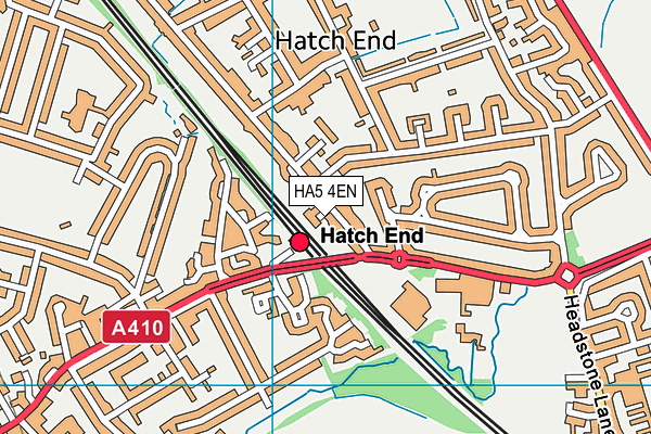 HA5 4EN map - OS VectorMap District (Ordnance Survey)
