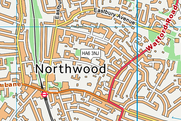 Frithwood Primary School map (HA6 3NJ) - OS VectorMap District (Ordnance Survey)