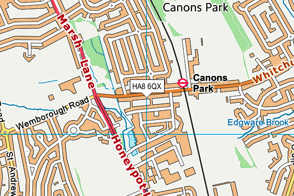 Map of ANGLE HOUSE HARROW LTD at district scale