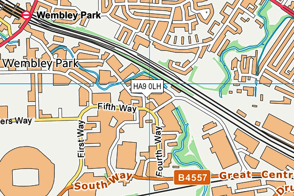 Map of MILL HILL INTERNATIONAL LIMITED at district scale