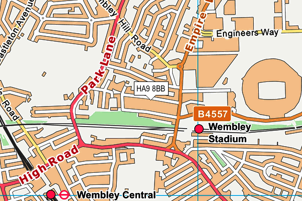 Map of SW1 SECURITY AND FIRE GROUP LTD. at district scale