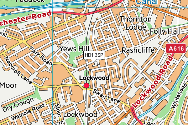 Map of IMYORKSTONE SHERIFFS OFFICE LODGE 33 LTD at district scale