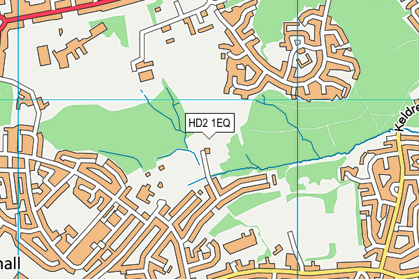 HD2 1EQ map - OS VectorMap District (Ordnance Survey)