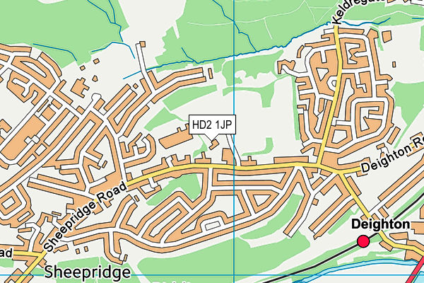 HD2 1JP map - OS VectorMap District (Ordnance Survey)