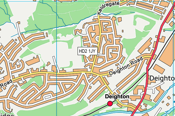 HD2 1JY map - OS VectorMap District (Ordnance Survey)