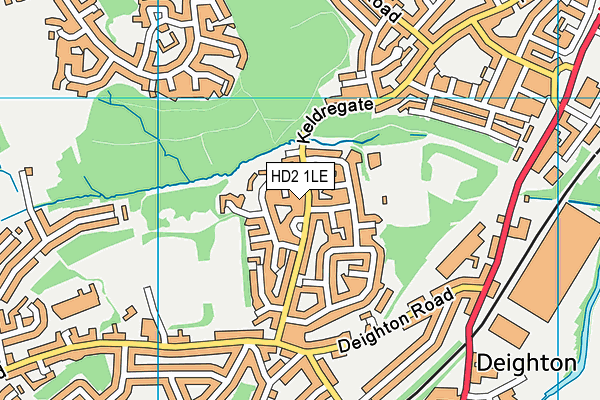HD2 1LE map - OS VectorMap District (Ordnance Survey)