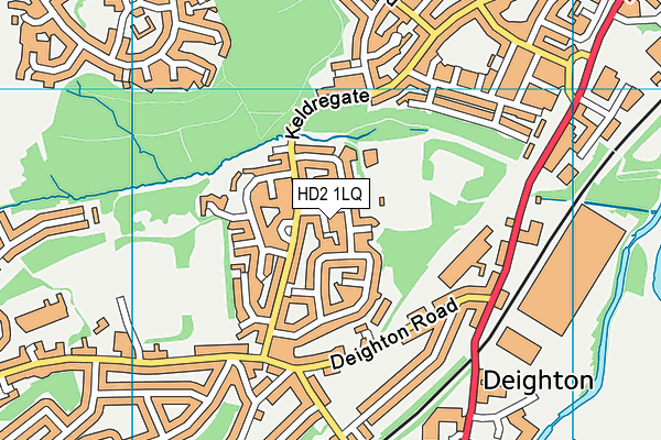 HD2 1LQ map - OS VectorMap District (Ordnance Survey)