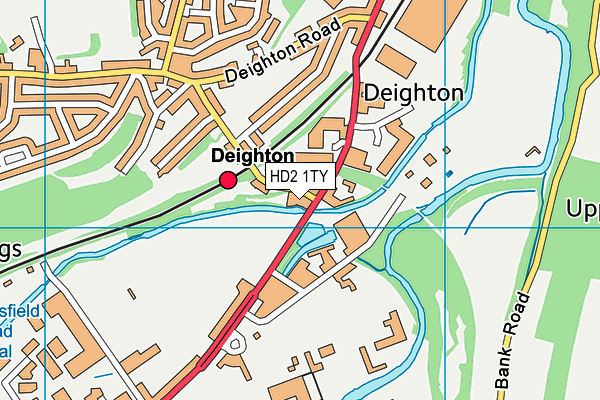 HD2 1TY map - OS VectorMap District (Ordnance Survey)