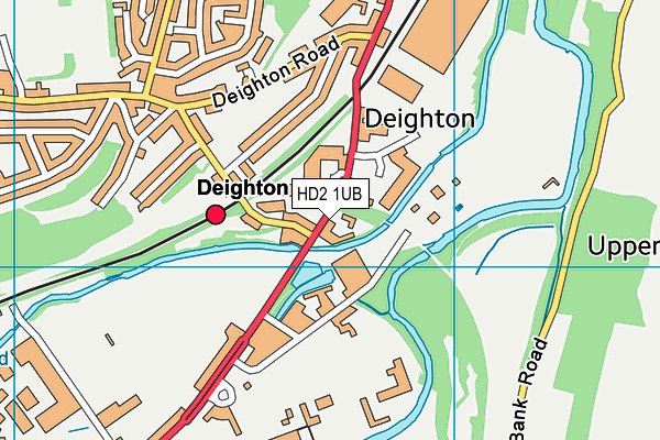 HD2 1UB map - OS VectorMap District (Ordnance Survey)