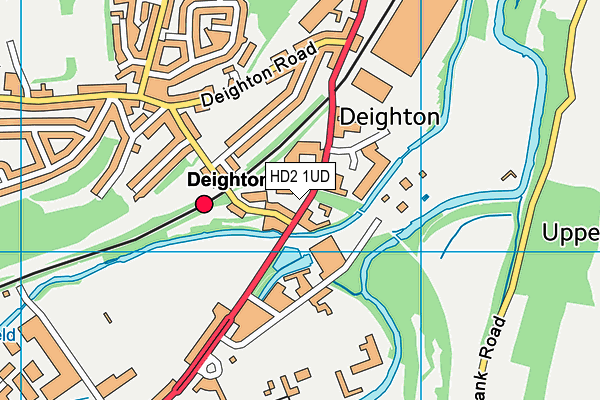 HD2 1UD map - OS VectorMap District (Ordnance Survey)