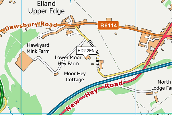 HD2 2EN map - OS VectorMap District (Ordnance Survey)