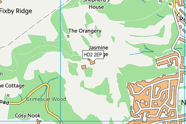 HD2 2EP map - OS VectorMap District (Ordnance Survey)