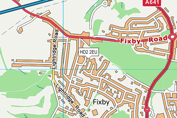 HD2 2EU map - OS VectorMap District (Ordnance Survey)