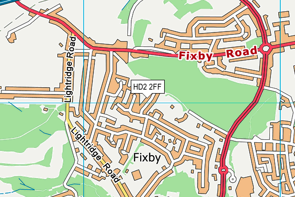 HD2 2FF map - OS VectorMap District (Ordnance Survey)