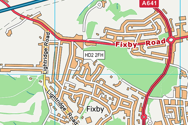 HD2 2FH map - OS VectorMap District (Ordnance Survey)