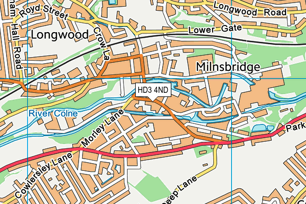 Map of MORLEY BROTHERS (HUDDERSFIELD) LIMITED at district scale