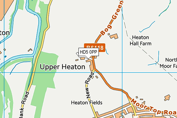 HD5 0PP map - OS VectorMap District (Ordnance Survey)
