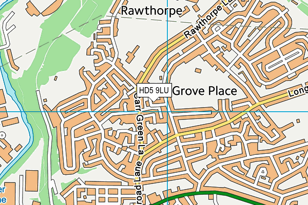 HD5 9LU map - OS VectorMap District (Ordnance Survey)