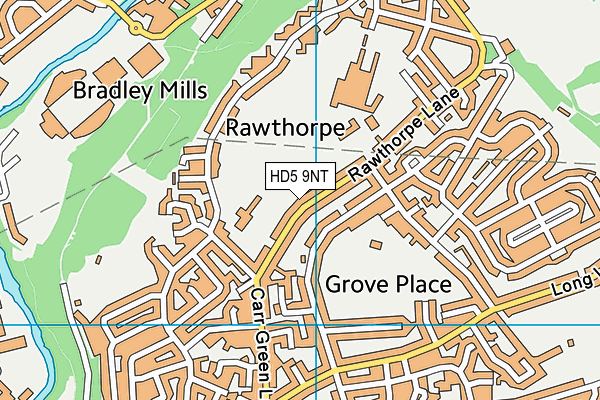 Netherhall Learning Campus Junior School map (HD5 9NT) - OS VectorMap District (Ordnance Survey)
