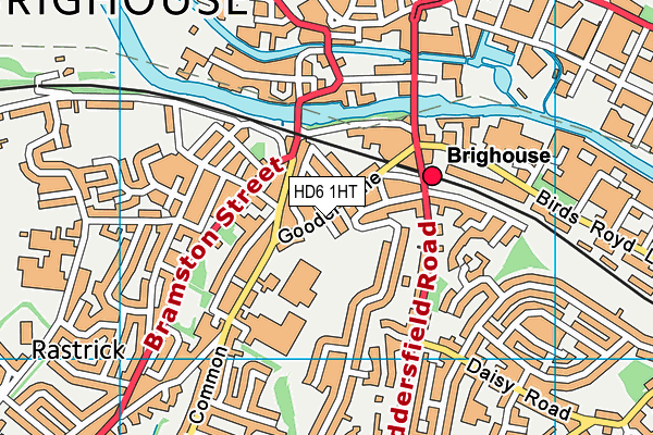 Map of VICTORIA GARAGE (BRIGHOUSE) LIMITED at district scale