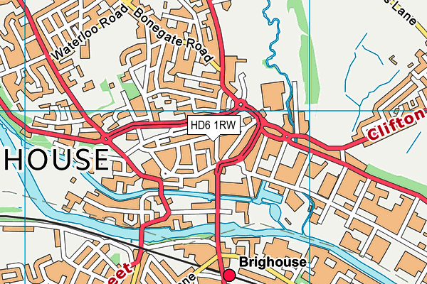 Map of BRIEF ENCOUNTER BRIGHOUSE LIMITED at district scale