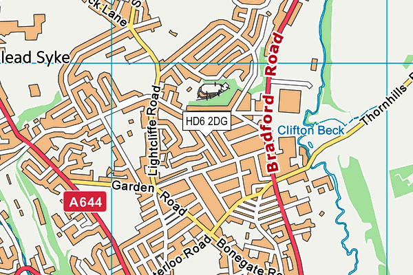 Map of CAFE 53 (MIRFIELD) LIMITED at district scale