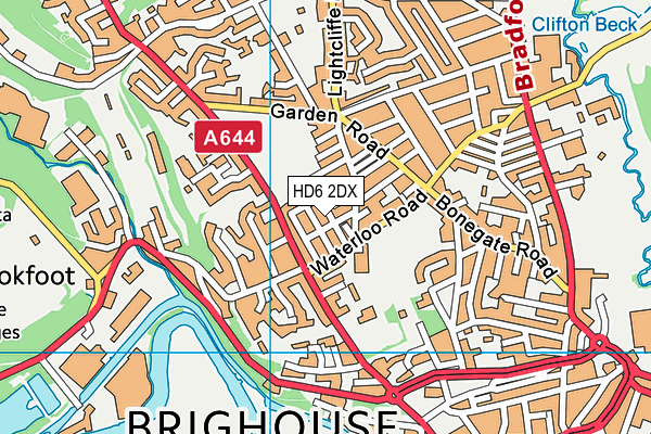 Map of THE CANDY SHOP (BRIGHOUSE) LTD at district scale
