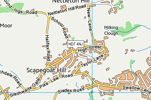 Map of A&S HOLDINGS (HUDDERSFIELD) LIMITED at district scale