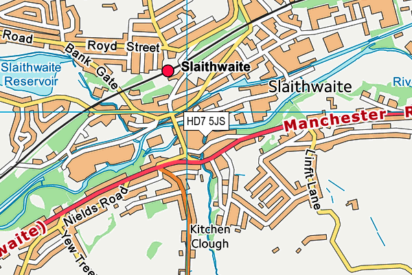 Map of GEORGE WH SHAW LTD at district scale