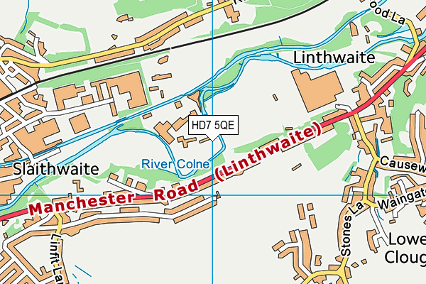 Map of CROPTHETICS LIMITED at district scale