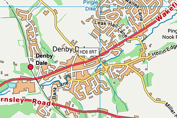 Map of VIP CUTZ BARBER DENBY DALE LIMITED at district scale