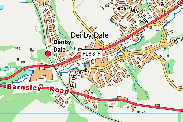 Map of THE PRETTY LITTLE TREAT COMPANY (YORKSHIRE) LTD at district scale