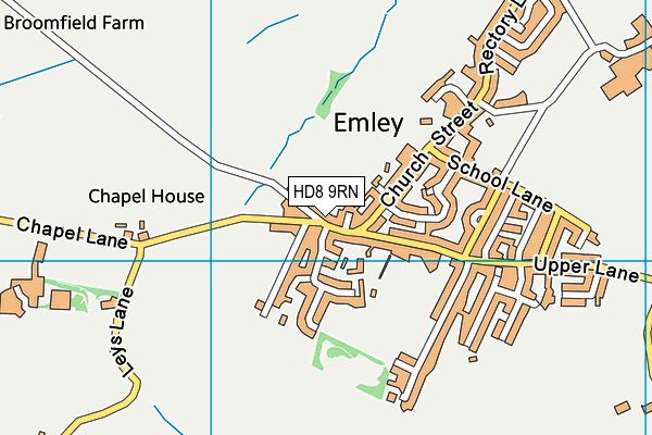 Map of EMLEY FOOD & WINE LIMITED at district scale