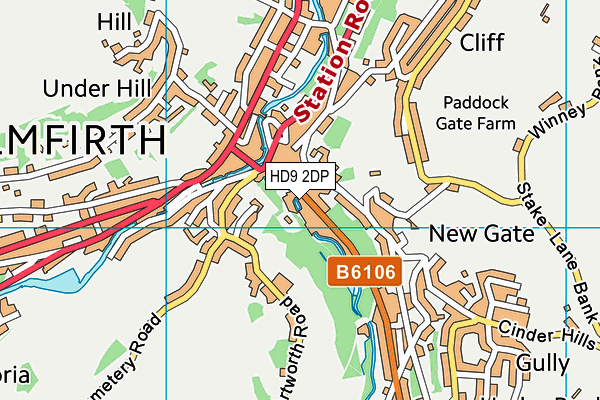 Map of WAKE MORLEY ARCHITECTS LIMITED at district scale