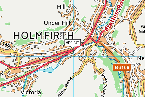 Map of KBB HOLMFIRTH LIMITED at district scale