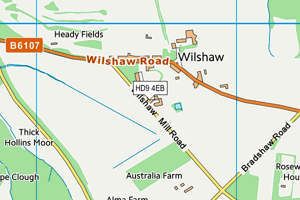 Map of BALLOON PEOPLE (HUDDERSFIELD) LIMITED at district scale