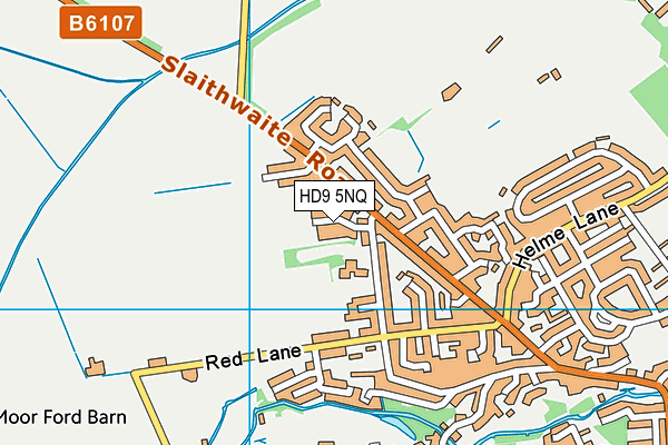 HD9 5NQ map - OS VectorMap District (Ordnance Survey)