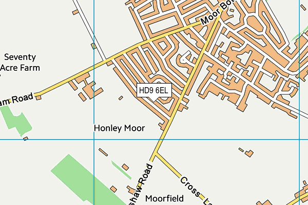 Map of HOLME VALLEY PLASTERING LTD at district scale