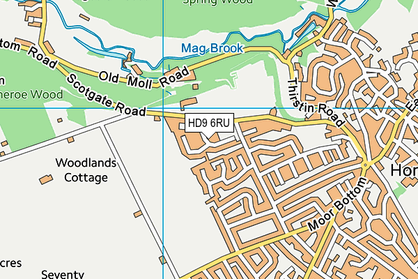 Map of HONLEY HOLDING LIMITED at district scale