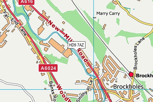 Map of CONROY BROOK (DENBY DALE) LIMITED at district scale