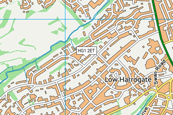 HG1 2ET map - OS VectorMap District (Ordnance Survey)