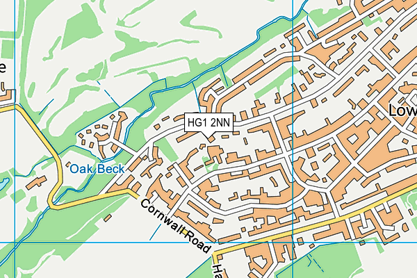 HG1 2NN map - OS VectorMap District (Ordnance Survey)